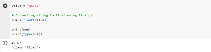 Convert String to Float in Python 1