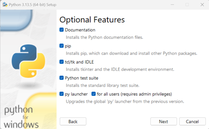 Install Python on Windows 10/1