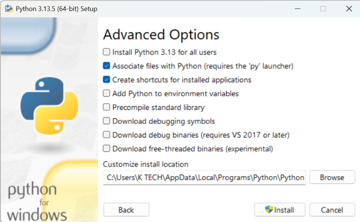Install Python on Windows/1