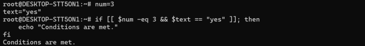 Combining Conditions